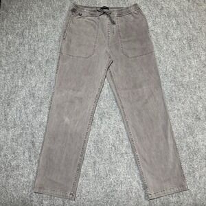 Roark Run Amok Performance Jogger Pants Men Medium Faded Black Drawstring